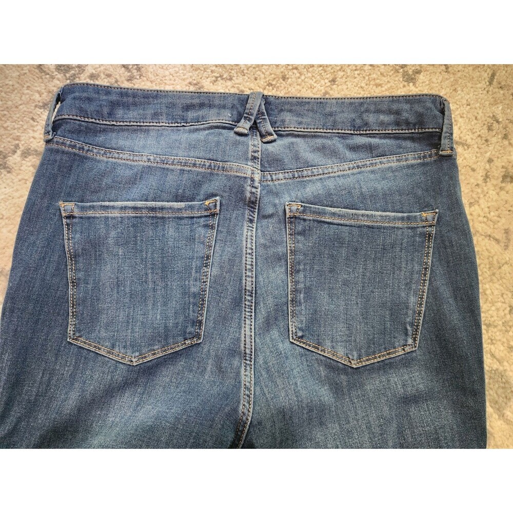 NEW LC Lauren Conrad Jeans Women 10 Blue High Rise Super Skinny Stretch Denim - Picture 8 of 10